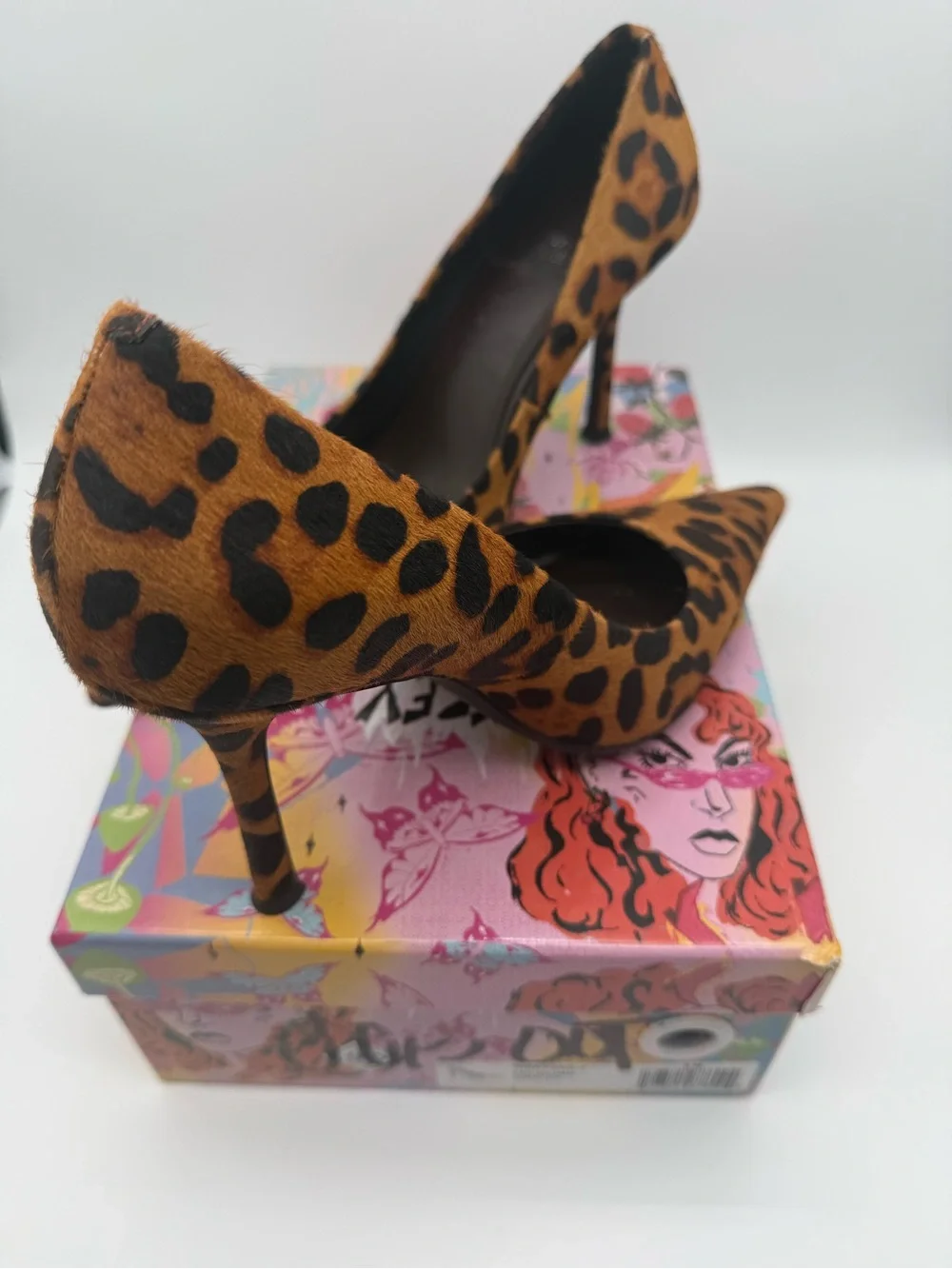 Jeffrey Campbell Leopard-Print Pointed Toe Stilettos - Brown/Black